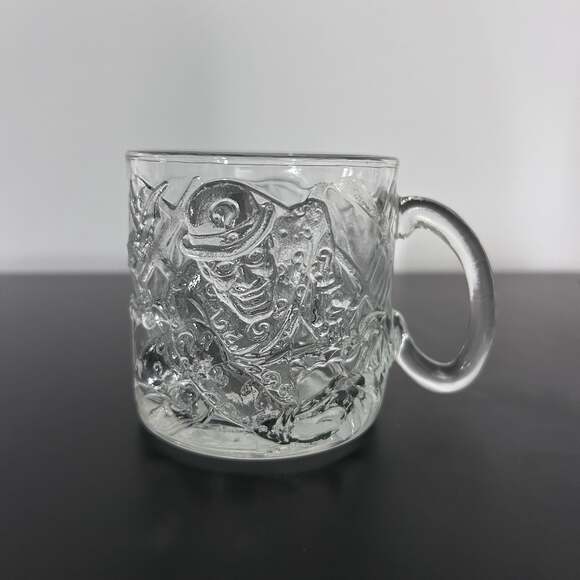 McDonald's Other - 1995 McDonald’s Batman Forever THE RIDDLER Embossed Glass Mug DC Comics